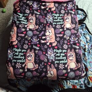 Colorful Cartoon Character Blanket